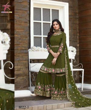 MISHAAL FAB 8022 F PAKISTANI SALWAR KAMEEZ WHOLESALER