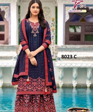 MISHAAL FAB 8023 C SALWAR KAMEEZ WHOLESALER