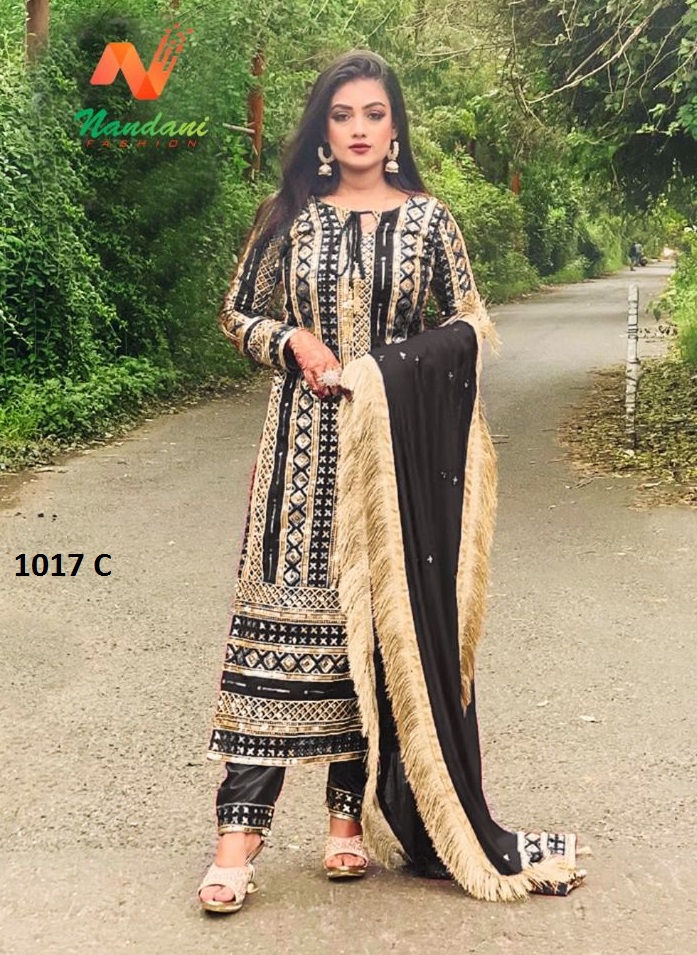 NANDANI FASHION 1017 C PAKISTANI SALWAR KAMEEZ WHOLESALER