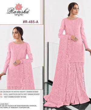 RAMSHA R 485 A PAKISTANI SAKWAR KAMEEZ WHOLESALER