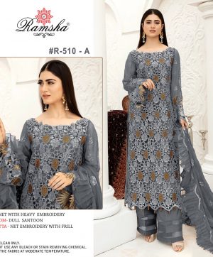 RAMSHA R 510 A PAKISTANI SALWAR KAMEEZ WHOLESALER