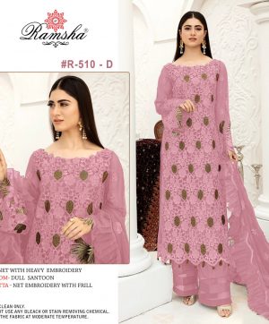 RAMSHA R 510 D PAKISTANI SALWAR KAMEEZ WHOLESALER