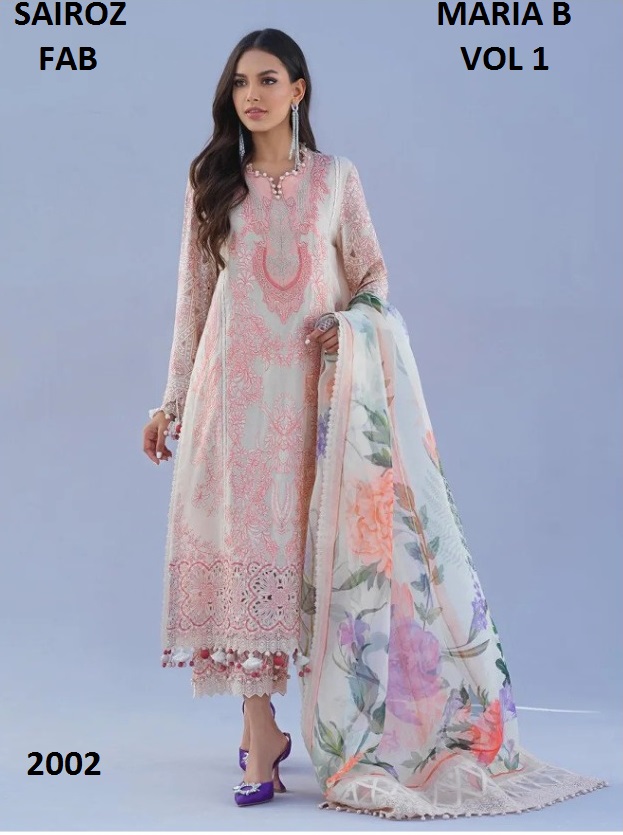 SAIROZ FAB 2002 MARIA B SALWAR KAMEEZ WHOLESALER