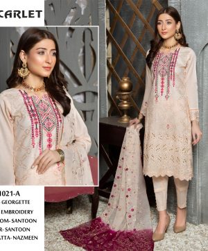 SCARLET 1021 A PAKISTANI SALWAR KAMEEZ WHOLESALER