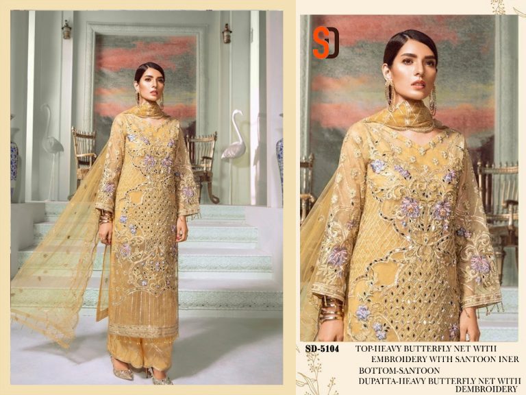 SHRADDHA DESIGNER SD 5104 PAKISTANI SALWAR KAMEEZ WHOLESALER