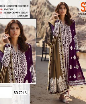 SHRADDHA SD 701 A PAKISTANI SALWAR KAMEEZ WHOLESALER