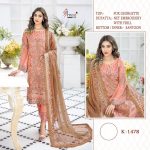 SHREE FABS K 1478 PAKISTANI SALWAR KAMEEZ WHOLESALER