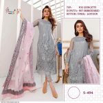 SHREE FABS S 494 PAKISTANI SALWAR KAMEEZ WHOLESALER