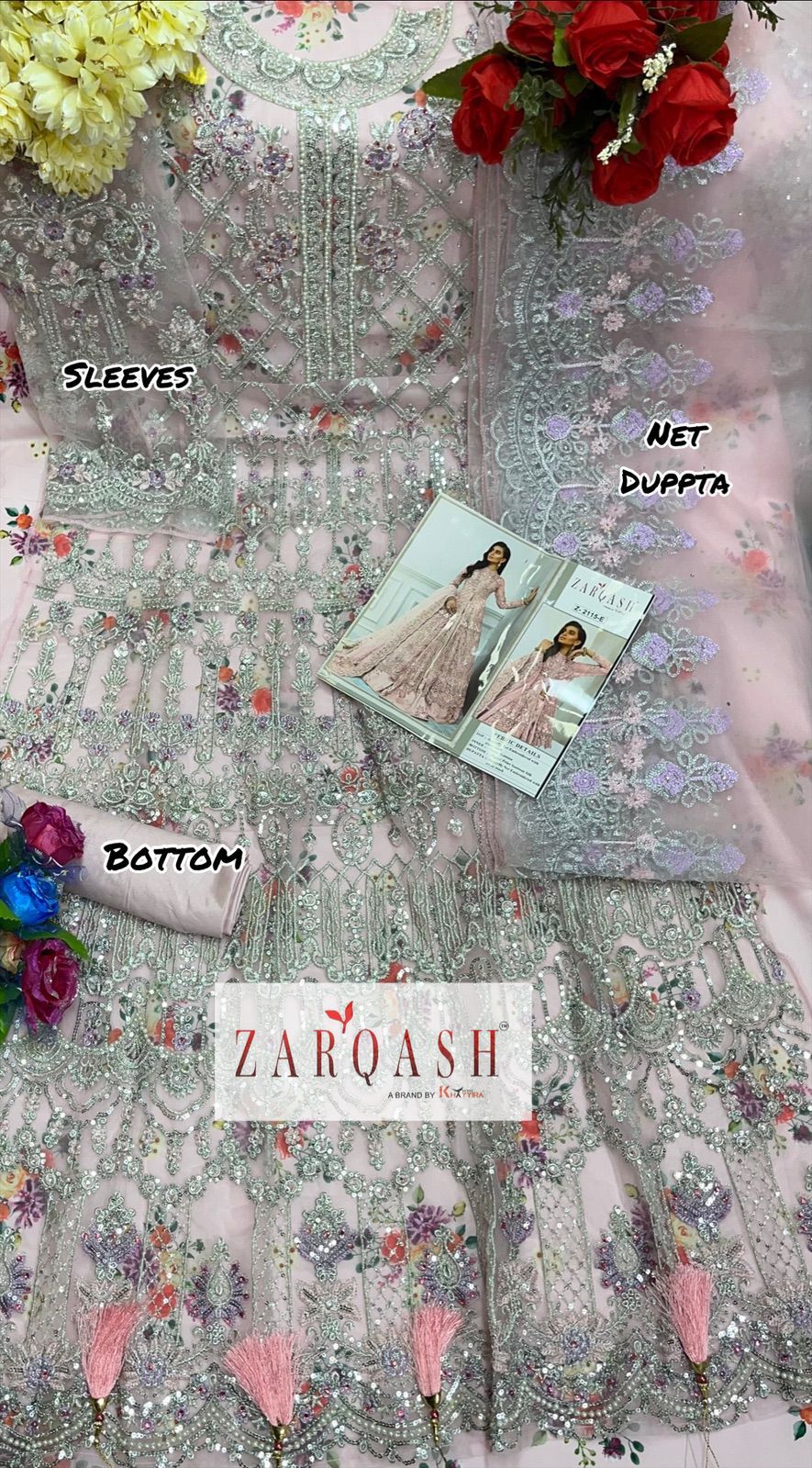 ZARQASH 2115 E AMALIA VOL 4 SALWAR KAMEEZ WHOLESALER