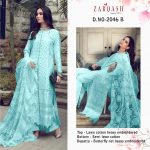 ZARQASH Z 2046 B ROUCHE SALWAR KAMEEZ WHOLESALER