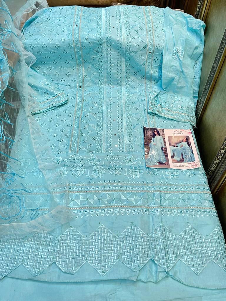 ZARQASH Z 2046 B ROUCHE SALWAR KAMEEZ WHOLESALER