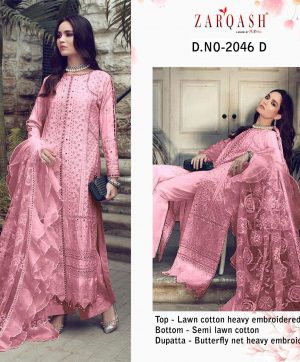 ZARQASH Z 2046 D ROUCHE SALWAR KAMEEZ WHOLESALER