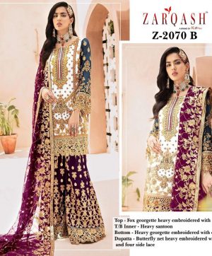 ZARQASH Z 2070 B ADANS HITS SALWAR KAMEEZ WHOLESALER