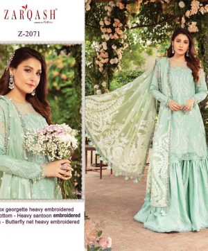 ZARQASH Z 2071 PAKISTANI SALWAR KAMEEZ WHOLESALER