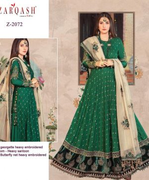 ZARQASH Z 2072 PAKISTANI SALWAR KAMEEZ WHOLESALER