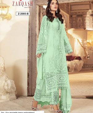 ZARQASH Z 2085 B PAKISTANI SALWAR KAMEEZ WHOLESALER