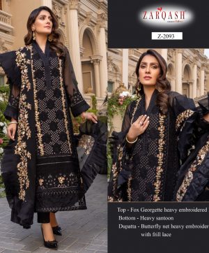 ZARQASH Z 2093 PAKISTANI SALWAR KAMEEZ WHOLESALER