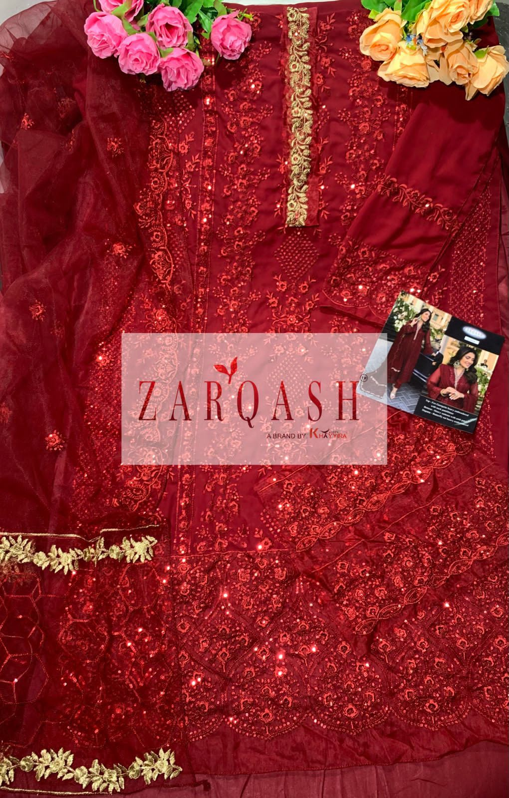 ZARQASH Z 2094 PAKISTANI SALWAR KAMEEZ WHOLESALER