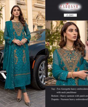 ZARQASH Z 2095 PAKISTANI SALWAR KAMEEZ WHOLESALER