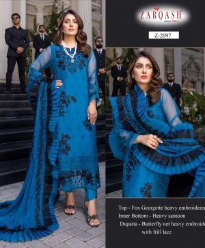 ZARQASH Z 2097 PAKISTANI SALWAR KAMEEZ WHOLESALER