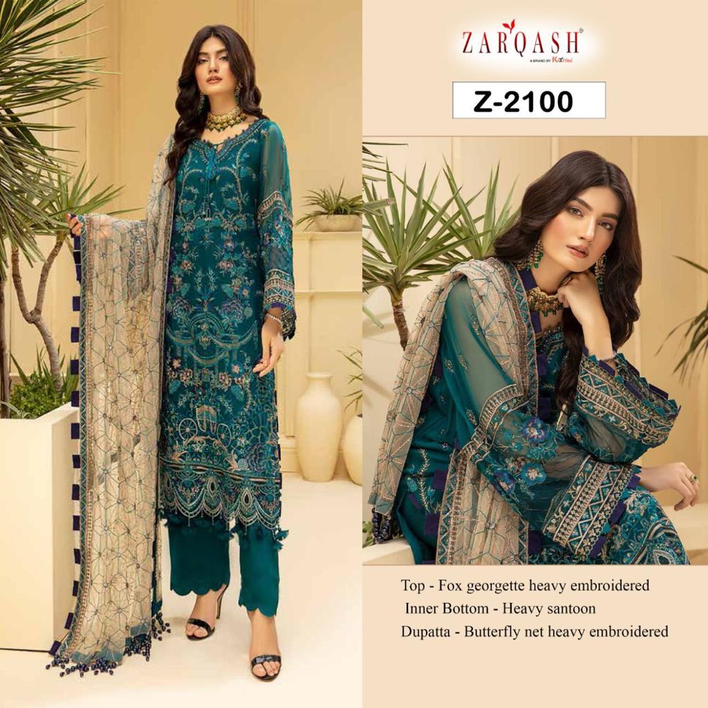 ZARQASH Z 2100 ADAN TESORO SALWAR KAMEEZ WHOLESALER