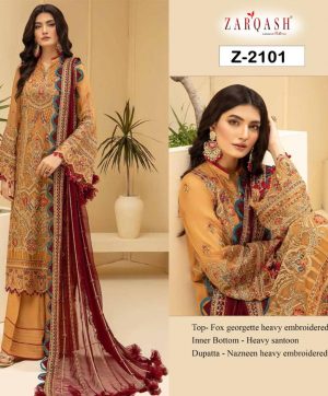 ZARQASH Z 2101 ADAN TESORO SALWAR KAMEEZ WHOLESALER