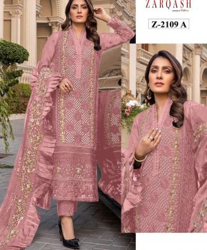 ZARQASH Z 2109 A PAKISTANI SALWAR KAMEEZ WHOLESALER