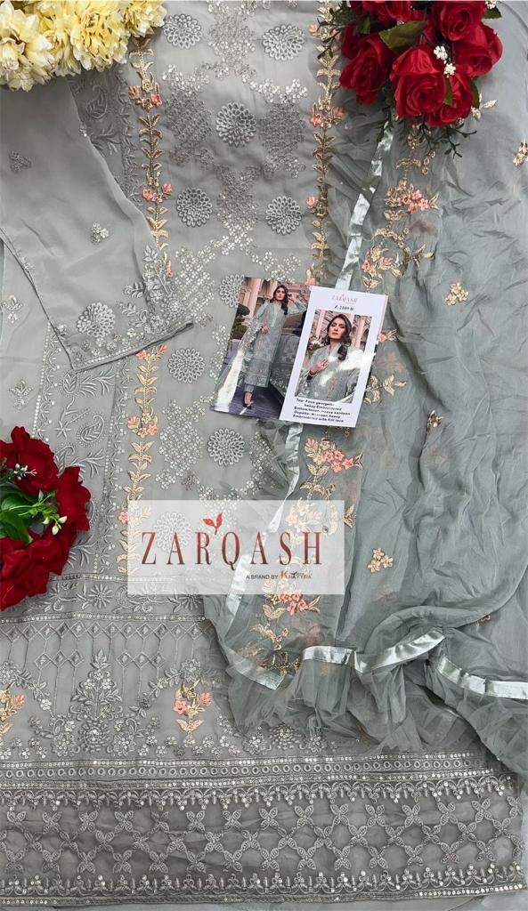 ZARQASH Z 2109 B PAKISTANI SALWAR KAMEEZ WHOLESALER