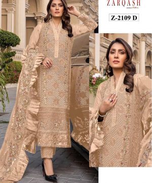 ZARQASH Z 2109 D PAKISTANI SALWAR KAMEEZ WHOLESALER