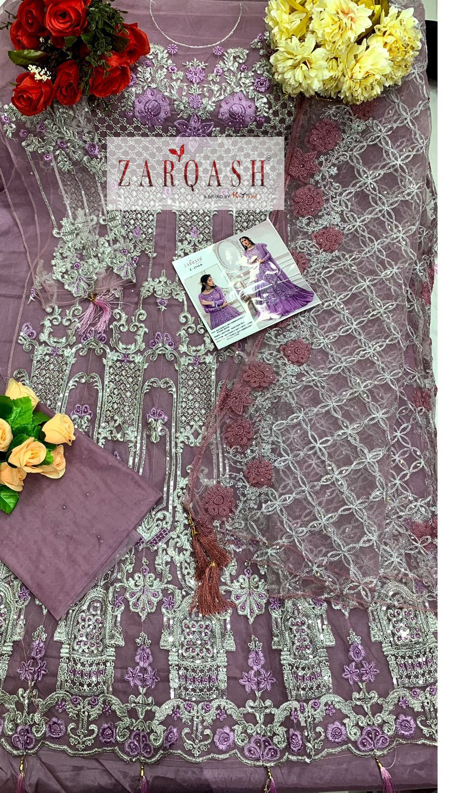 ZARQASH Z 2114 A JASHAN VOL 3 SALWAR KAMEEZ WHOLESALER