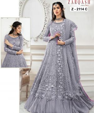 ZARQASH Z 2114 C JASHAN VOL 3 SALWAR KAMEEZ WHOLESALER