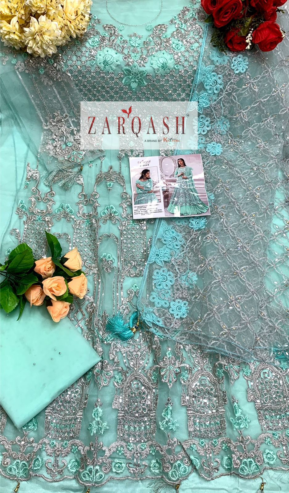 ZARQASH Z 2114 E JASHAN VOL 3 SALWAR KAMEEZ WHOLESALER