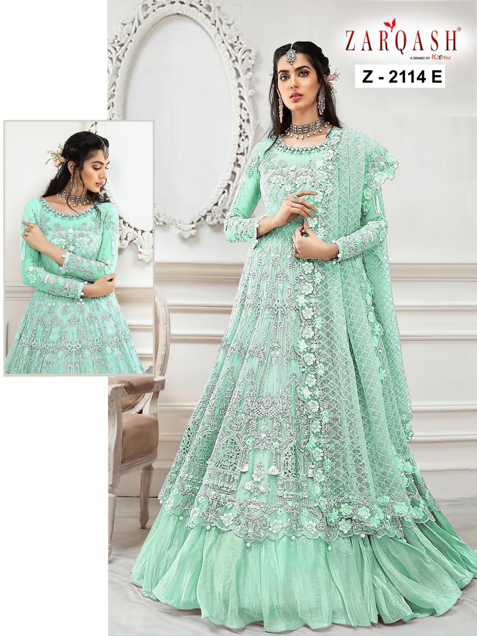 ZARQASH Z 2114 E JASHAN VOL 3 SALWAR KAMEEZ WHOLESALER