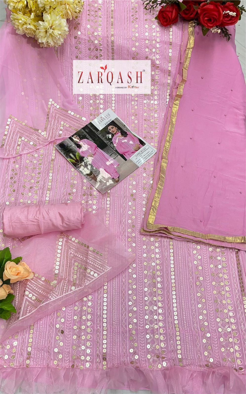 ZARQASH Z 2118 G SANA SAFINAZ VOL 4 SALWAR KAMEEZ WHOLESALER