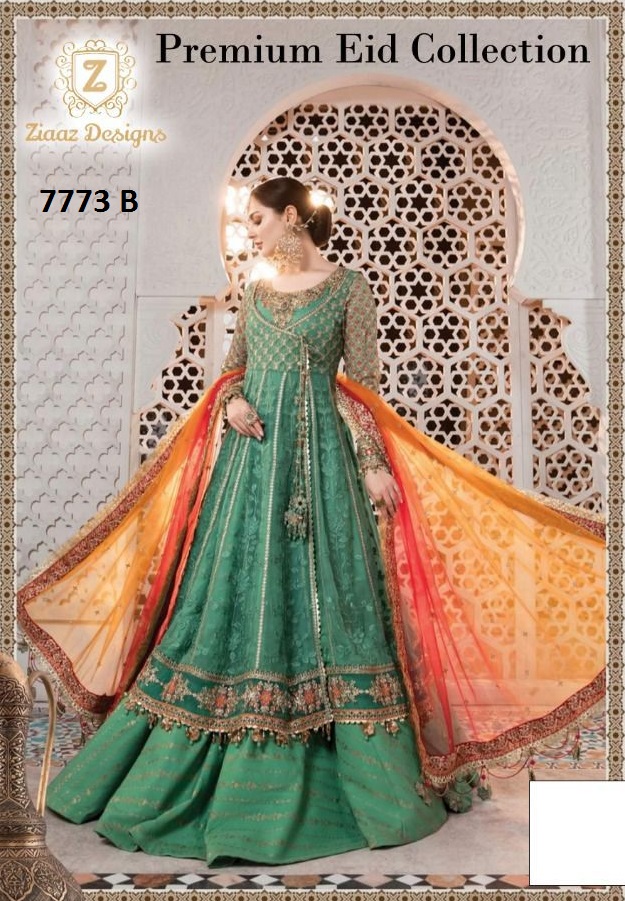 ZIAAZ 7773 B PREMIUM EID COLLECTION SALWAR KAMEEZ WHOLESALER