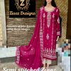 ZIAAZ DESIGNS RAANI PINK MIRROR SALWAR KAMEEZ WHOLESALER