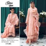 CROSS STITCH 801 PAKISTANI SALWAR KAMEEZ WHOLESALER