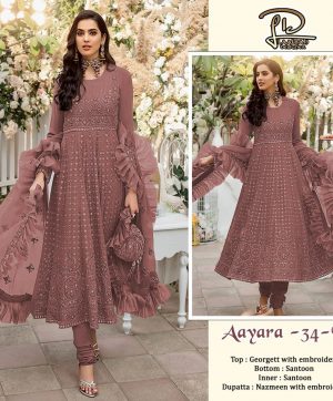 LAAIBAH AAYARA 34 D PAKISTANI SALWAR KAMEEZ WHOLESALER