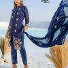 LAIBA AM VOL 129 NAVY BLUE READYMADE TUNIC COLLECTION