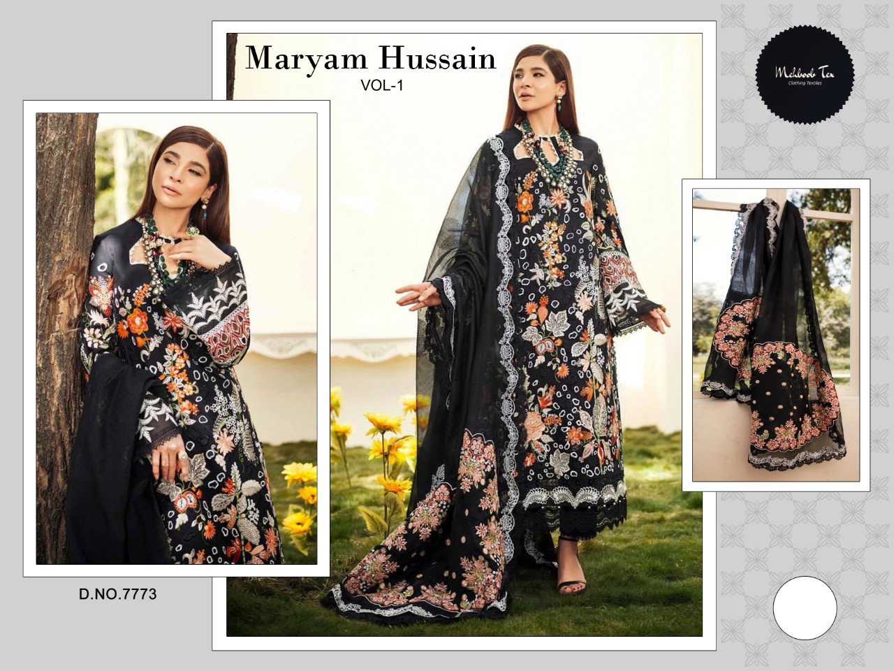 MEHBOOB TEX MARYAM HUSSAIN COTTON SALWAR KAMEEZ