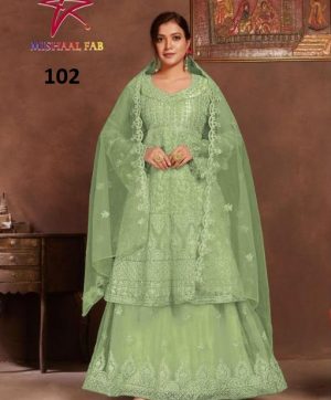 MISHAAL FAB 102 PAKISTANI STICHED SALWAR KAMEEZ WHOLESALER