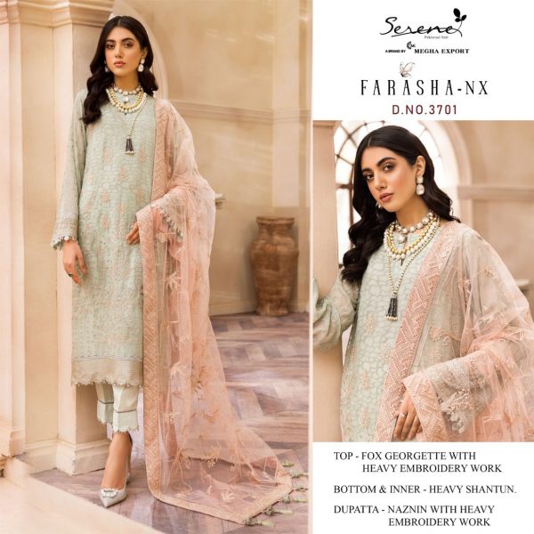SERENE 3701 FARASHA SALWAR KAMEEZ WHOLESALER