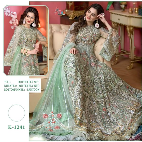 SHREE FABS K 1241 PAKISTANI SALWAR KAMEEZ WHOLESALER