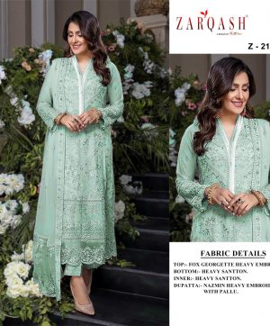 ZARQASH 2120 B SARA VOL 2 SALWAR KAMEEZ WHOLESALER