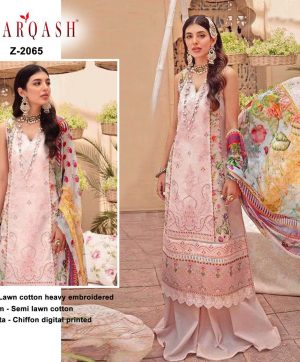 ZARQASH Z 2065 MAH E NOOR PAKISTANI SALWAR KAMEEZ WHOLESALER