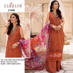 ZARQASH Z 2066 MAH E NOOR PAKISTANI SALWAR KAMEEZ WHOLESALER