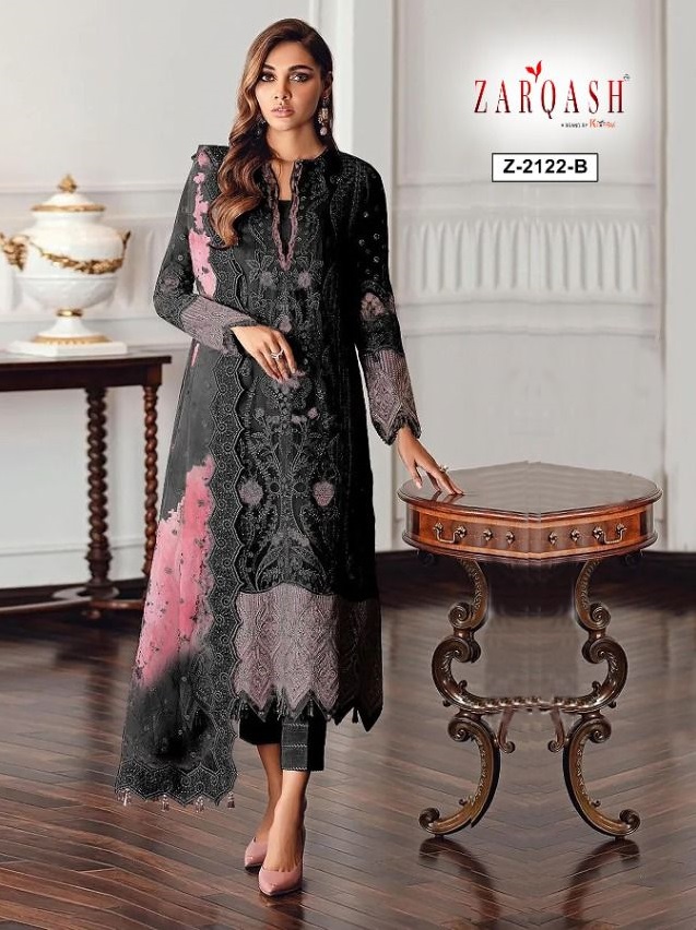 ZARQASH Z 2122 B JAZMIN SALWAR KAMEEZ WHOLESALER