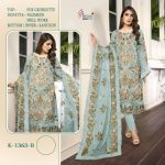 SHREE FABS 1363 B SKYBLUE SALWAR KAMEEZ WHOLESALER