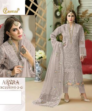 COSMOS AAYRA EXCLUSIVE 2 G PAKISTANI SALWAR KAMEEZ WHOLESALER