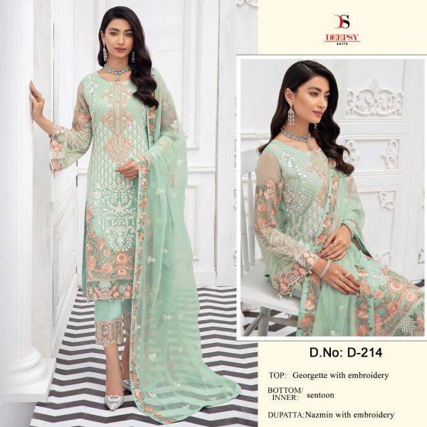 DEEPSY D 214 PAKISTANI SALWAR KAMEEZ WHOLESALER